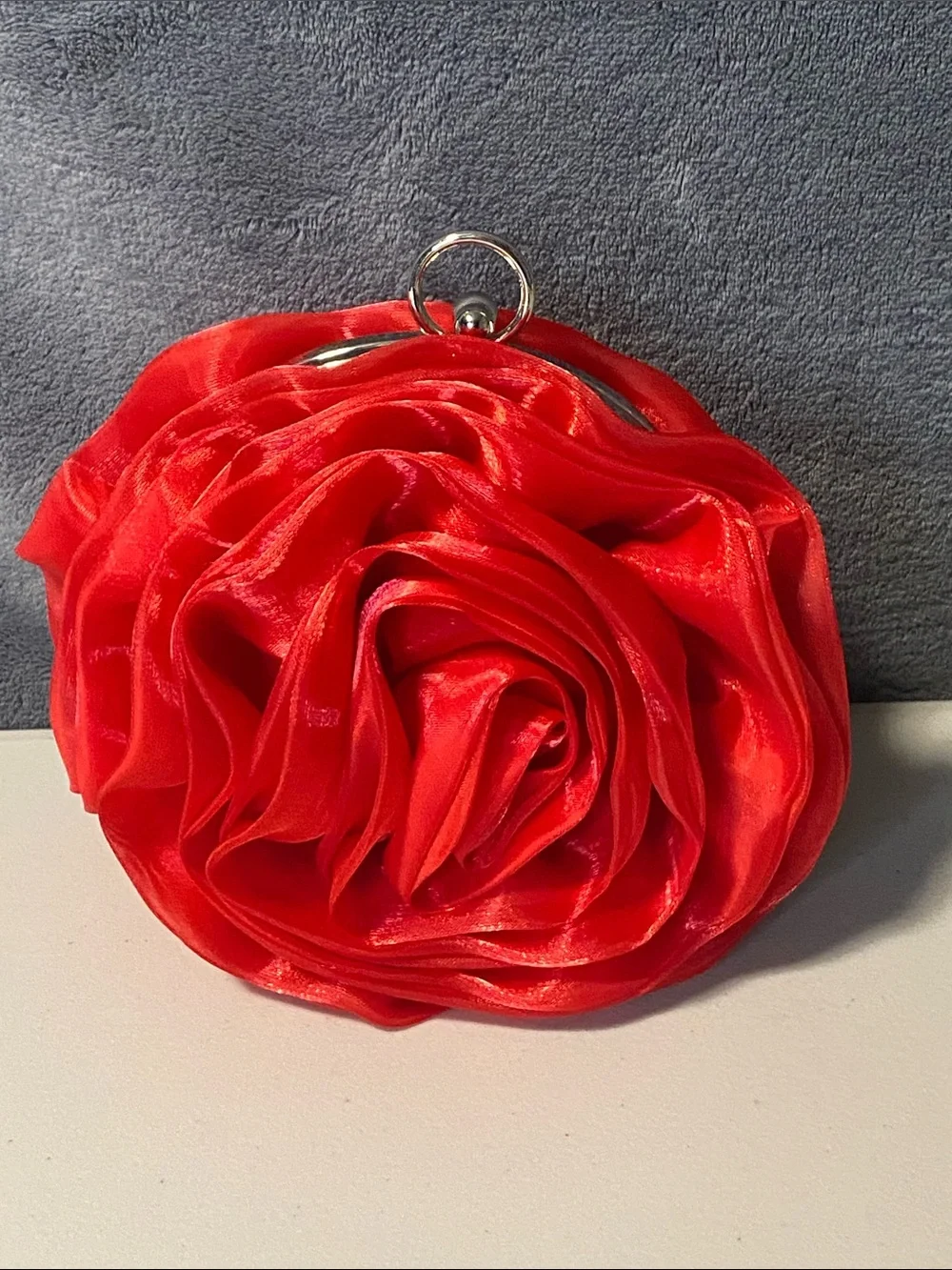 Red Rose Evening Clutch